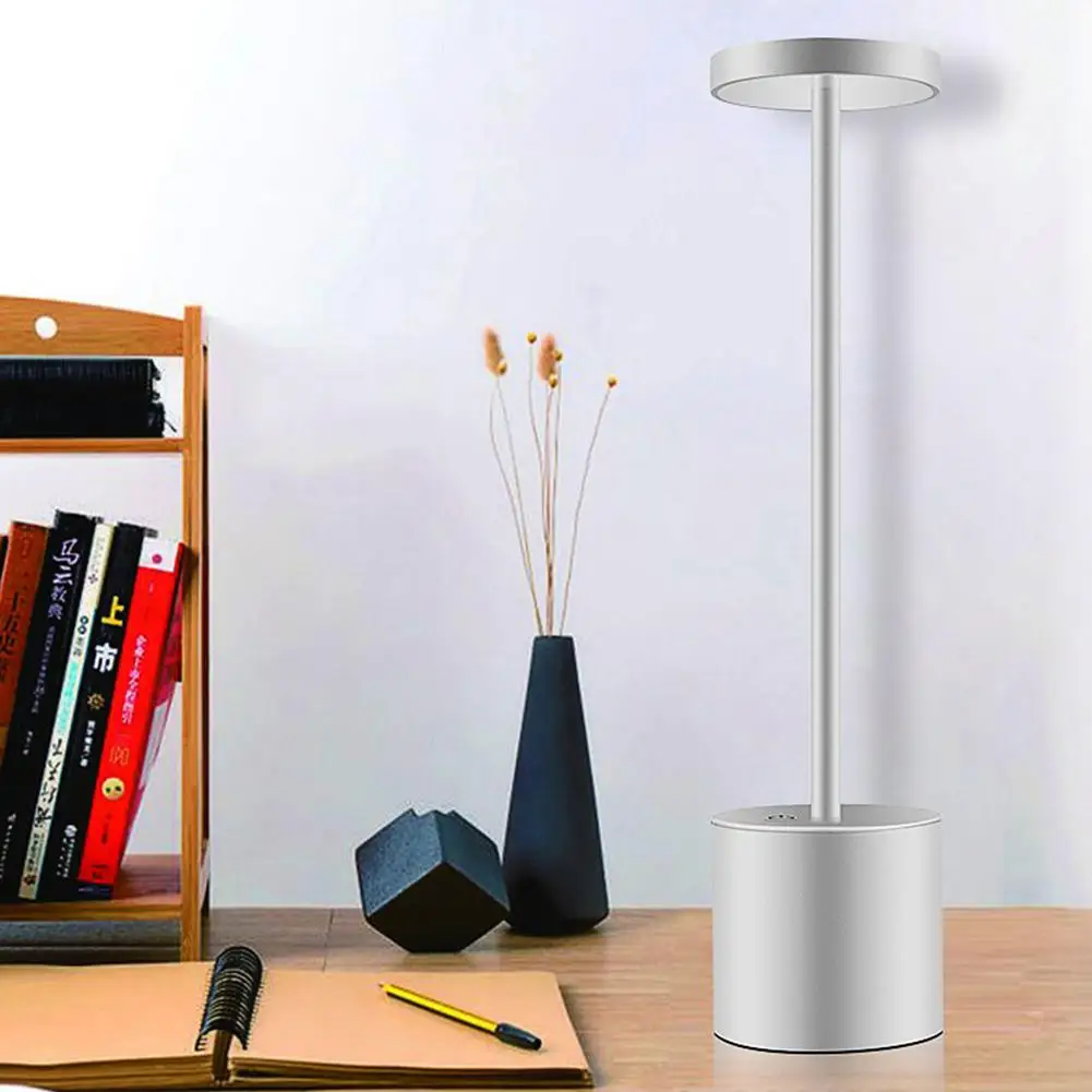 Lampe Led rechargeable au design moderne, luminaire décoratif d'intérieur, idéal pour un bureau, un Bar, un café ou un Restaurant