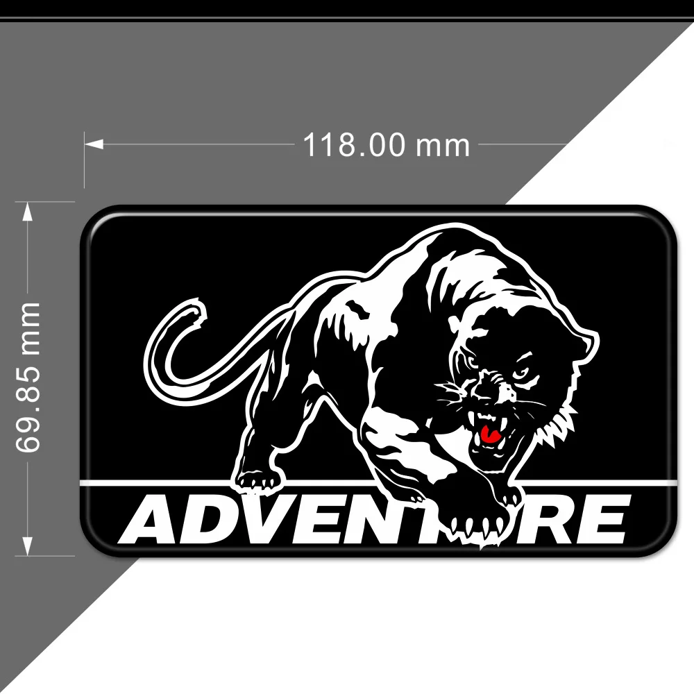 Pegatinas ADV Adventure para motocicleta, parabrisas de equipaje, funda de aluminio, para BMW, Honda, Yamaha, Moto, guzi, Benelli, Suzuki