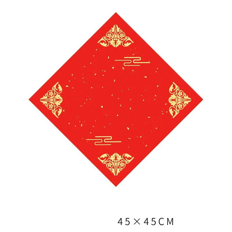 Chinese Nieuwe Jaar Decoratie Rode Xuan Papier Rijstpapier 20 Vellen Batik Rode Xuan Papier Chinese Spring Festival Kalligrafie Papier