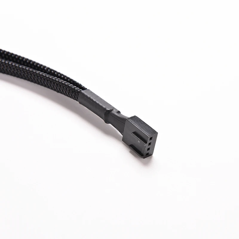 Fan Splitter 4Pin PWM Female To 3/4 Pin Adapter Cable Adapter Cable for Computer CPU Case Fan Sleeved Power Cable Hot Sale