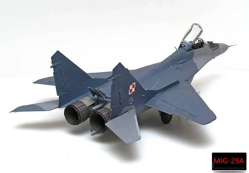 1:33 Scale Mikoyan MiG-29A Fighter Aircraft DIY Handcraft Paper Model Kit Puzzles Handmade Toy DIY