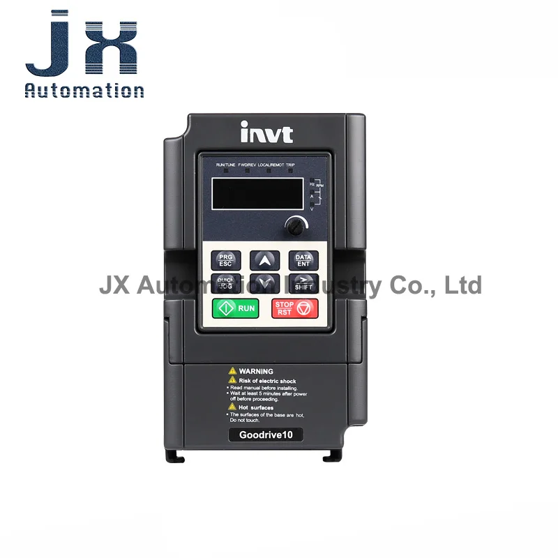 단상 GD10-0R4G-S2-B 모터 속도 컨트롤러, INVT 벡터 인버터, 0.4KW, 220VAC