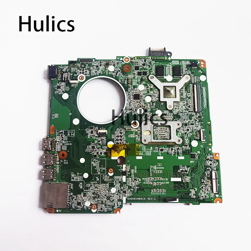 Hulics Used DA0U81MB6C0 REV : C 737985-001 737985-601 Laptop Motherboard For HP Pavilion 15-N NOTEBOOK DSC 8670M 2G I3-3217U