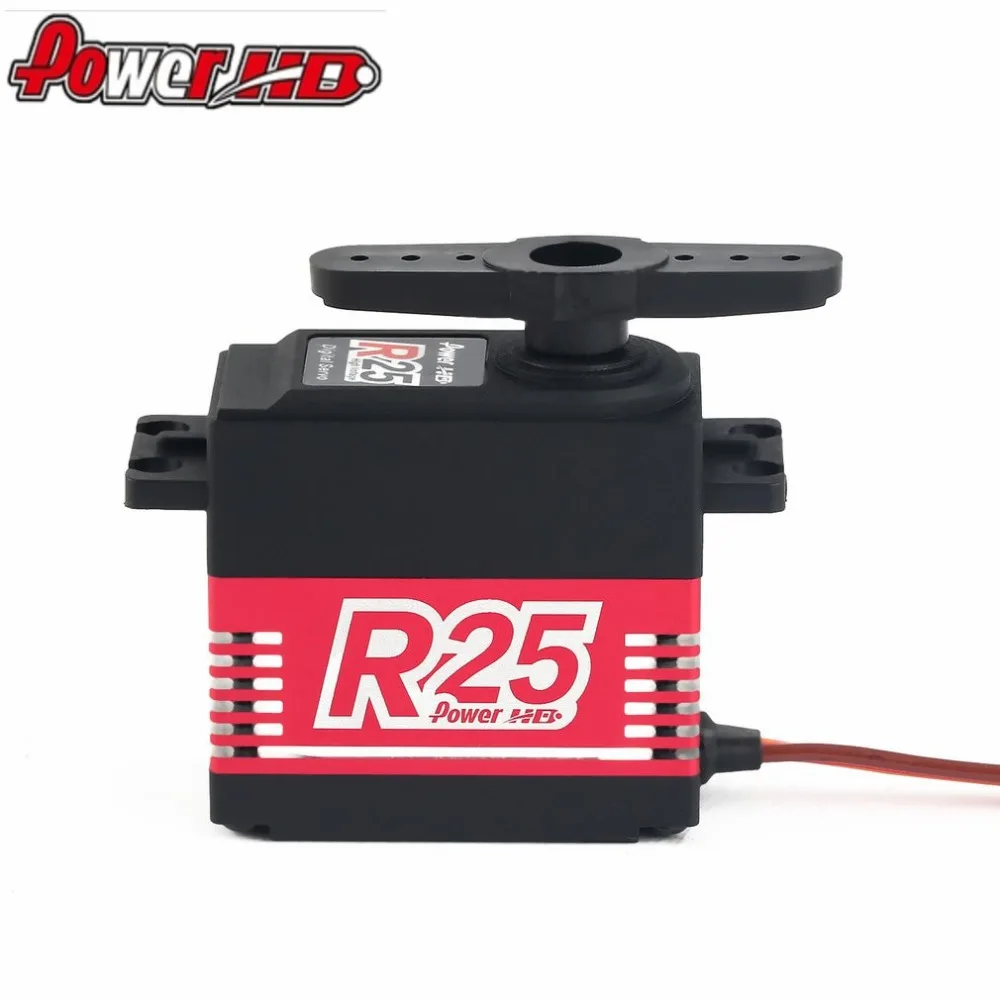 POWER HD R25 25kg 0.11 sec ingranaggio in lega ad alta coppia Servo digitale Coreless ad alta tensione per barca per auto telecomandata RC