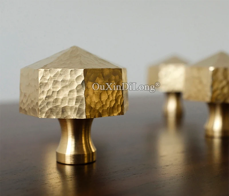 Designed 10PCS European Brass Cabinet Door Handles Cupboard Wardrobe Drawer Kitchen Wine Cabinet Pulls Handles & Knobs