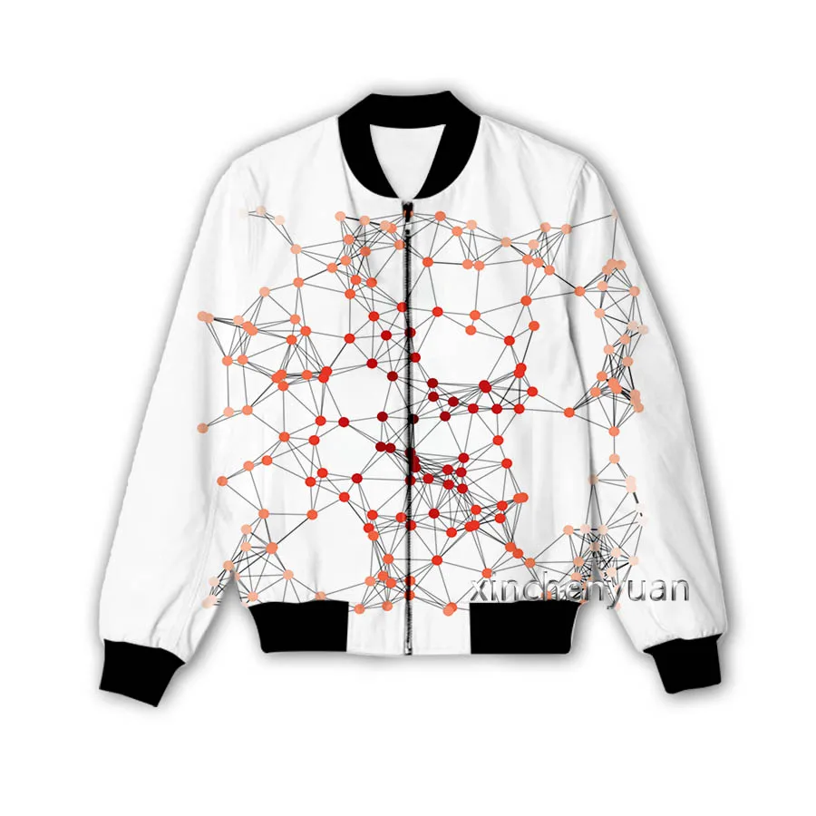 

xinchenyuan New Fashion Men/Women's Geometric Art 3D Printed Jacket Fashion Streetwear Men Loose Sporting Jacket & Coat M102