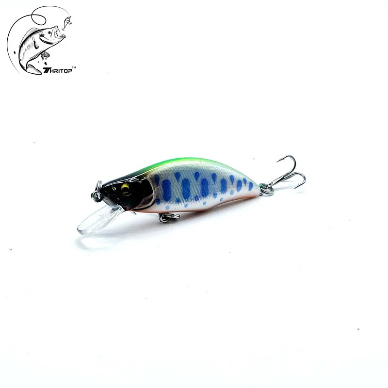

Thritop Hard Fishing Lure Fast Sinking Minnow TP163 Perfect Swim Action 4G 45MM 4 Colors Artificial Wobblers For Pike Bass Bait