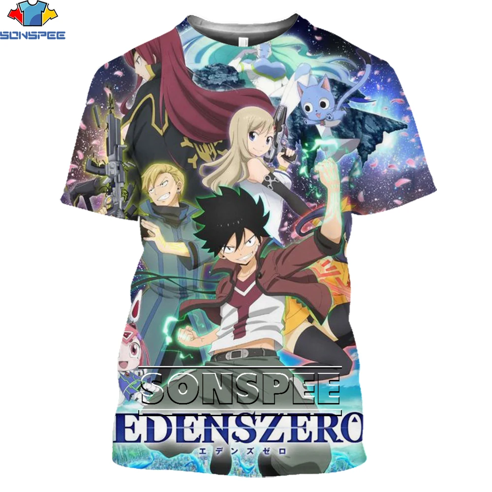 

SONSPEE Adventure Anime EDENS ZERO Granbell Shirt 3D Printing Men Women’s Man Harajuku Rebecca Oversize Tshirt Kids Tshirts Top