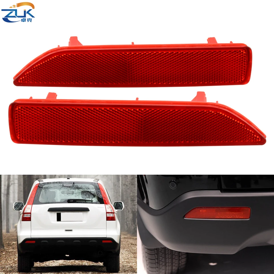 Car Accessories Rear Bumper Reflector Fog Light Anti-Fog Lamp For HONDA CRV CR-V 2007 2008 2009 RE1 RE2 RE4 CITY 2012-2014 GM2