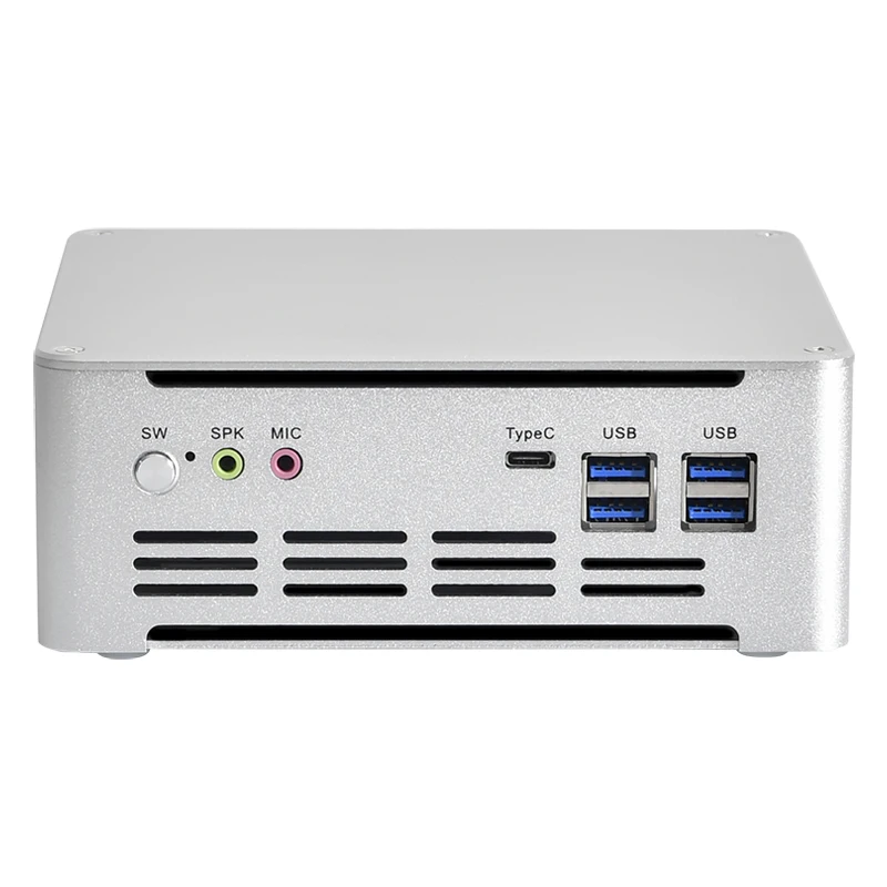 Mini PC de bureau avec processeur Intel Core i7 10870H/i9 9880H, NUC, 2 x M.2 NVcloser SSD, Windows 10, HDMI, DP, 4K, HTPC, à assembler, ordinateur de jeu, économique