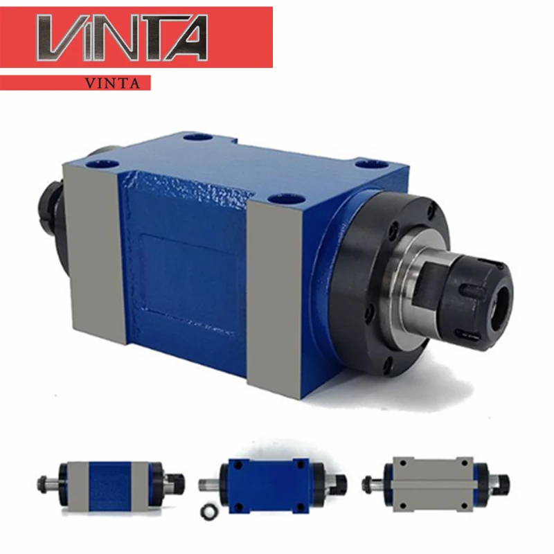 ER25 ER32 Drilling boring milling machine boring machine spindle head stepping servo motor direct connection combination