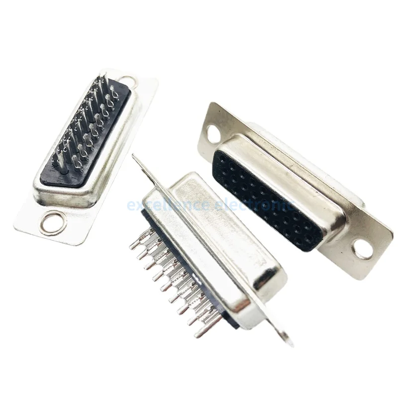 5pcs DB26 26 Pin HDB26 Male Female 3 Rows Solder Type D-Sub Connector Socket Adapter