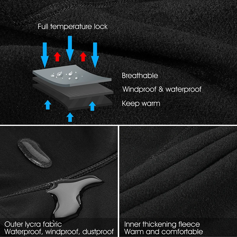 غرب ركوب الدراجات الشتاء الدراجات قبعات الرجال النساء الدافئة الرياضة وشاح مريح بالاكلافا دراجة قناع الوجه تزلج دراجة نارية أغطية الرأس #5