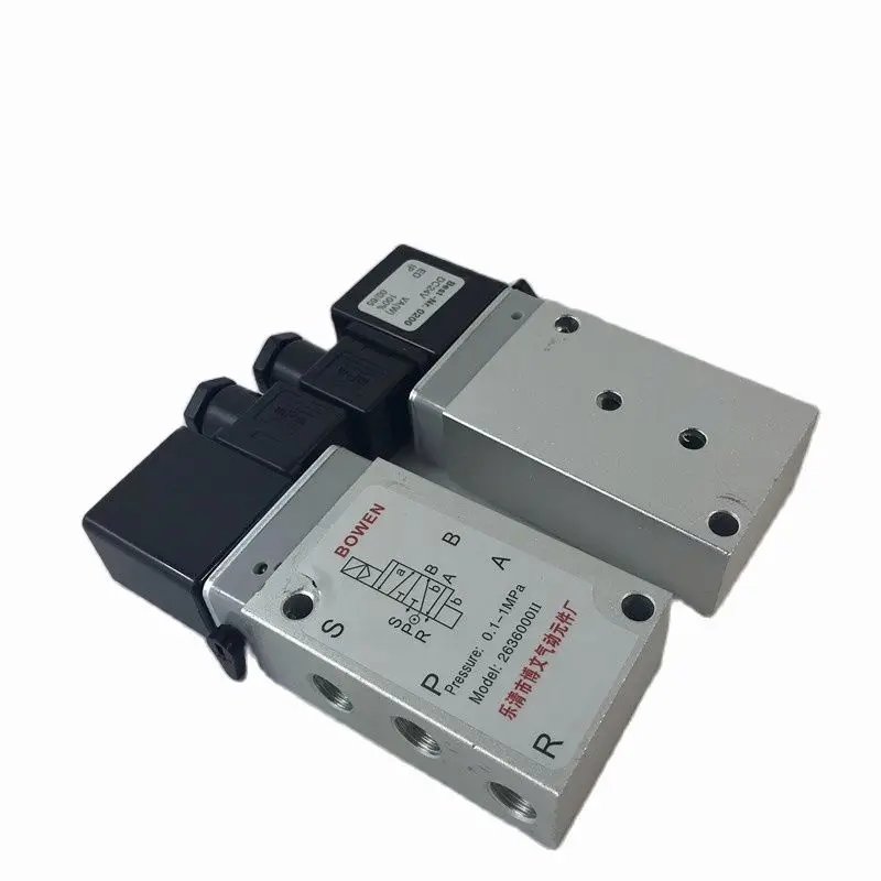 1pce Solenoid Valve 2636000B 2636000-F 2636000II 2 Position 5 Way Single Electric Control Accessories