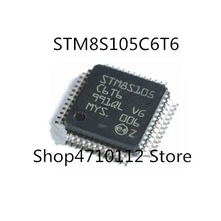 

Free Shipping 10PCS/LOT NEW STM8S105C6T6 STM8S105 C6T6 lqfp-48