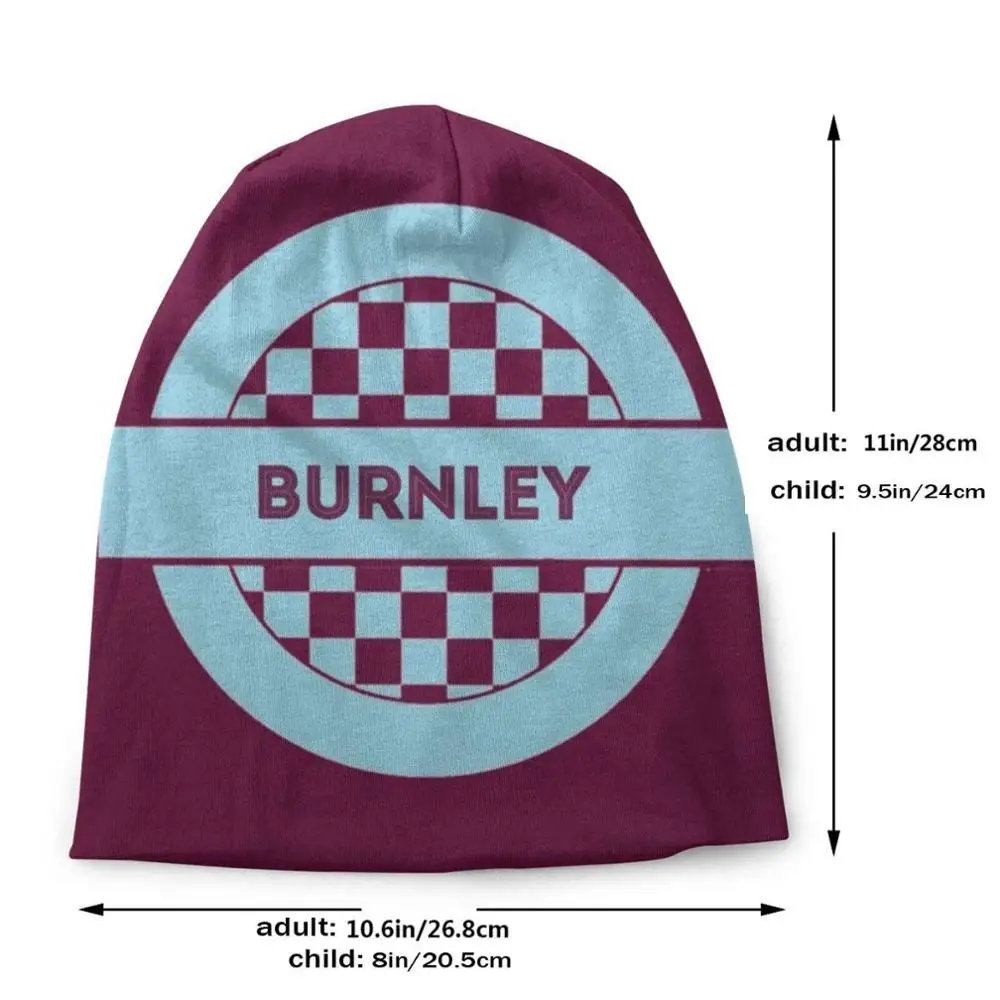 Burnley 70'S Retro 4D Print Cap Fashion Outdoor Beanie Burnley Fc Burnley Football Club Turf Moor Claret And Blue Lancashire