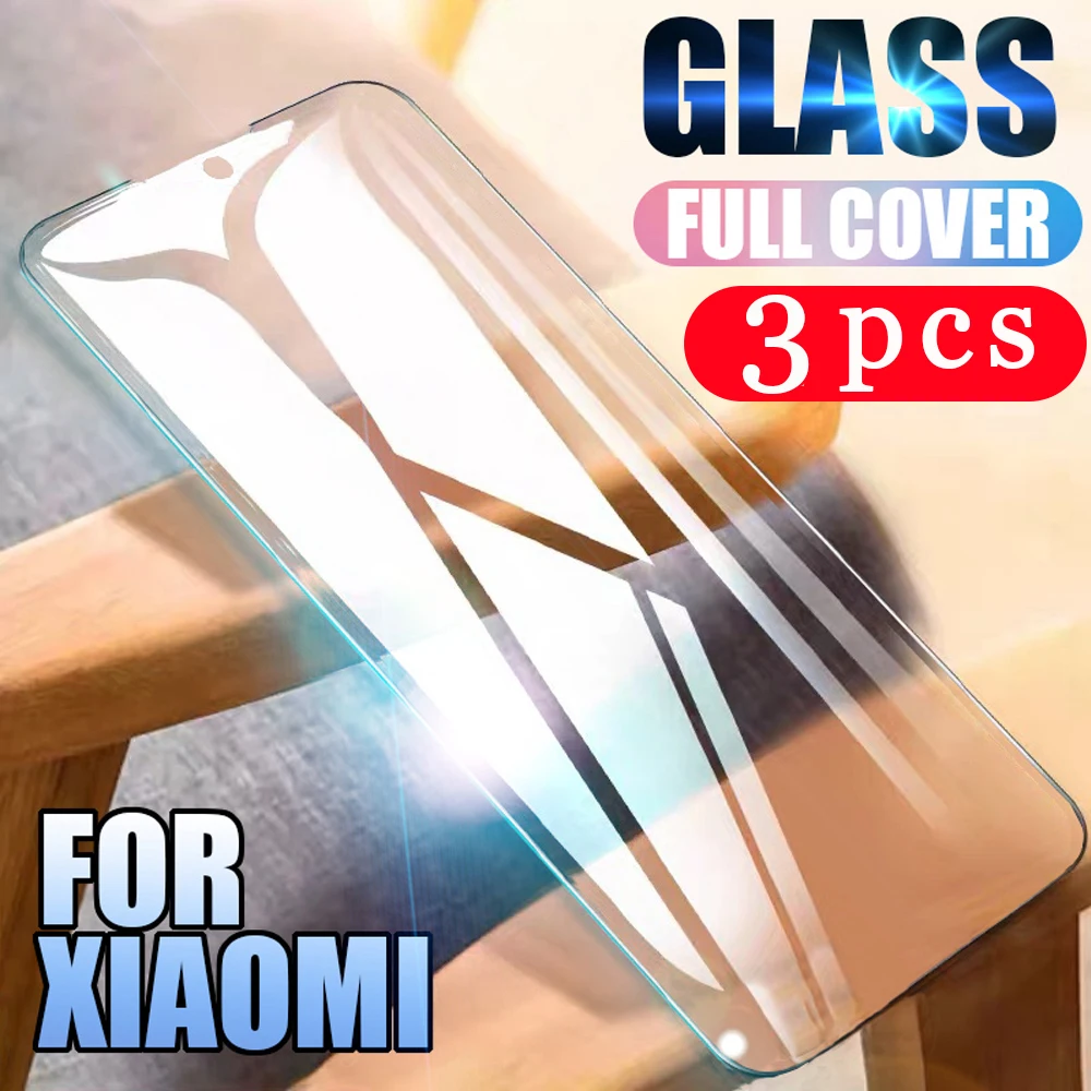 3Pcs tempered glass for xiaomi mi A3 lite protective film for xiaomi mi A2 lite phone screen protector on the glass smartphone