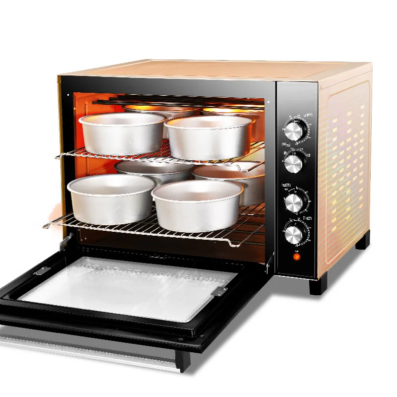 Houshold forno per la pizza torta forno elettrico forno elettrico per uso professionale 100L torta di pane grande pizza aria calda stufa