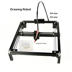 Macchina per incisione Laser fai da te macchina da disegno a penna con coulisse A4 A3 Area di incisione A4 A3 Frame X Y Plotter