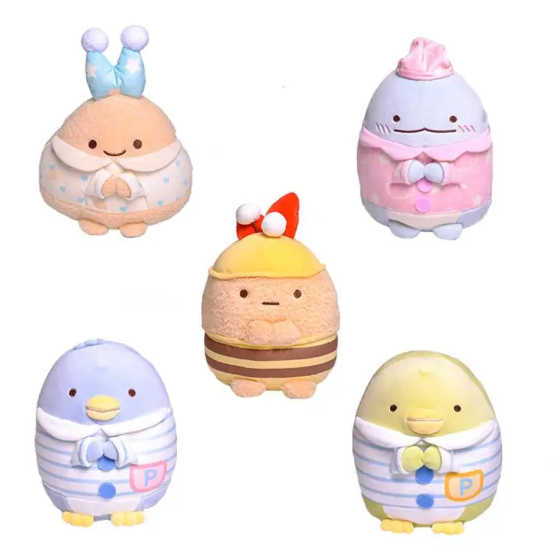 

Милые Мультяшные аниме Sumikkogurashi, плюшевые игрушки, пижамы, серия для вечерние, мягкие плюшевые куклы Sumikko с животными, праздничный подарок для девочек, 20 см