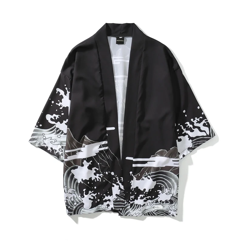 3XL Traditional Japanese Kimono Yukata Women&Man Japan Short Robe Loose Kimomo Japanese Cardigan Kimono Japones Haori