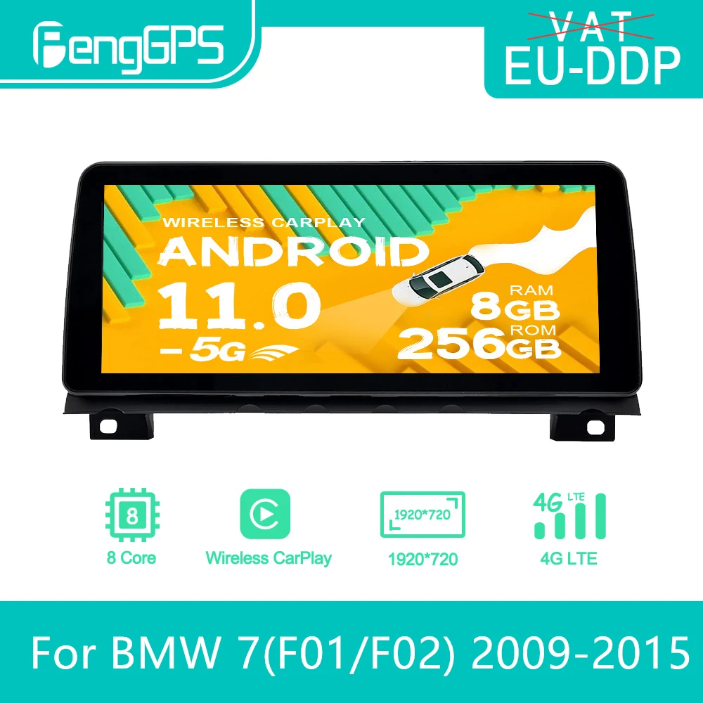 12.3 inch Screen For BMW 7 Series F01 F02 2009 - 2015 Android Car Radio Stereo Multimedia DVD Player Autoradio GPS Navi unit