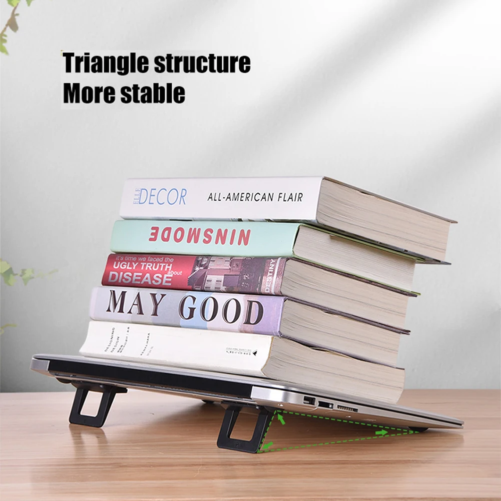 Dropshipping 1 Pair Portable Foldable Laptop Notebook Heighten Holder Cooling Stand Bracket small and exquisite Notebook Stand