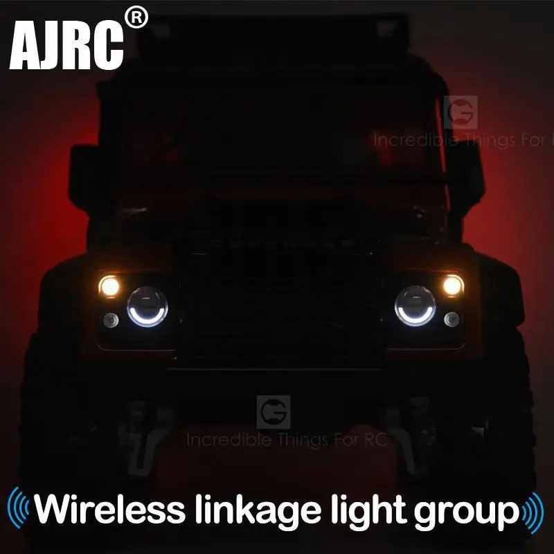 

ForTrax TRX-4 Defender wireless Bluetooth linkage lights headlights / daytime running lights / turning lights / reversing lights