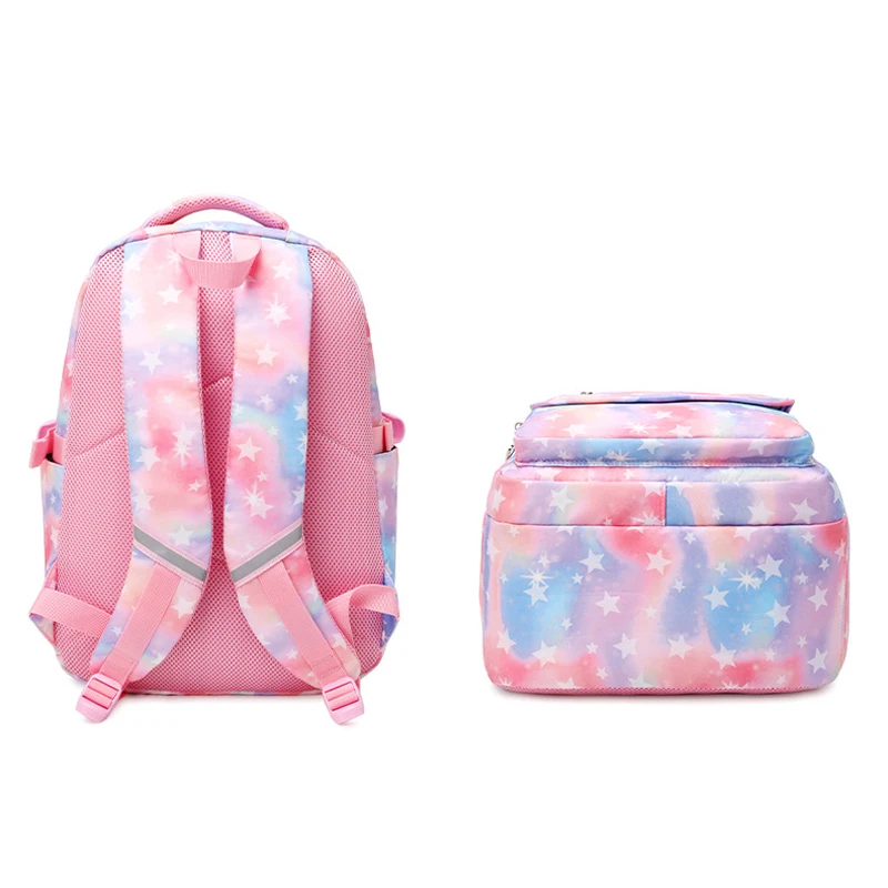 Shool Backpack and Lunch-Bag Set for Girls-Boys Middle-School Elementary Bookbags 3Pcs School Bag with Lunch Bag Pencil Case