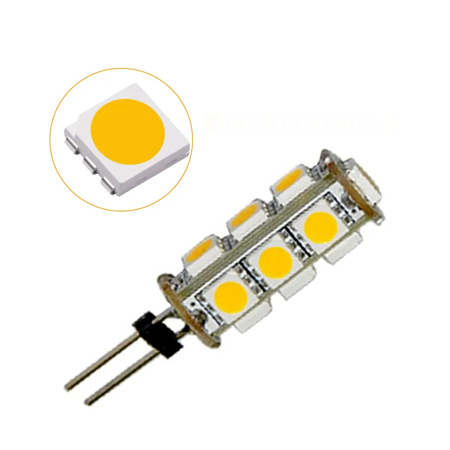 

10Pcs/Lot 2.5W SMD 5050 13LEDs Bulb Lamp G4 Led 12V 12 Volt Led Lights 3000K Warm White Cool White 6500K 120Degree