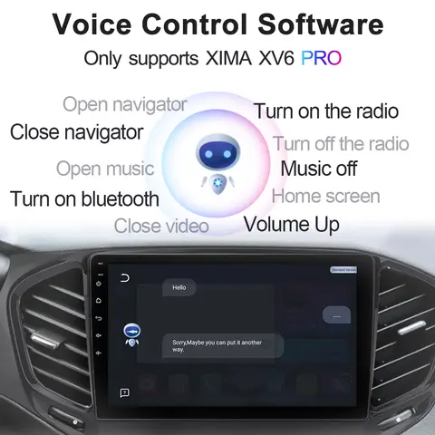 XIMA Intelligent AI Voice Assistant Voice Control Software For  XIMA  XV6 Pro  Car  Android Radio Player