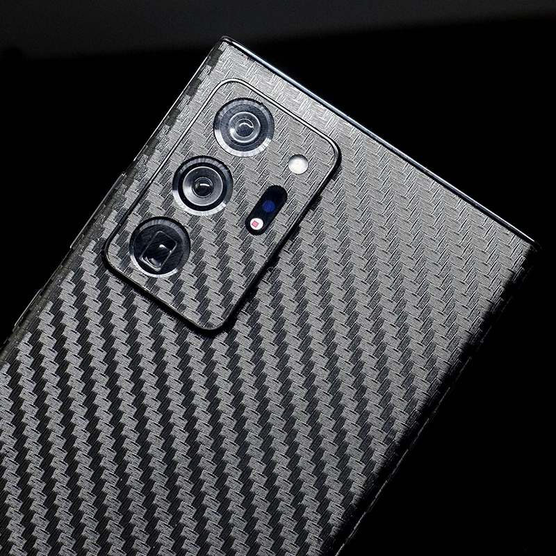 3D Carbon Fiber Skins Film Wrap Skin Phone Back Sticker For SAMSUNG Galaxy S21 Ultra Note 20 Note 20 S20 FE Note10 Plus 9 8 Film