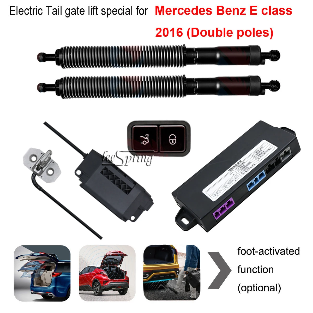 

Car Electric Tail gate lift special for Mercedes benz E class 2016 (Double poles) Easily for You to Control Trunk