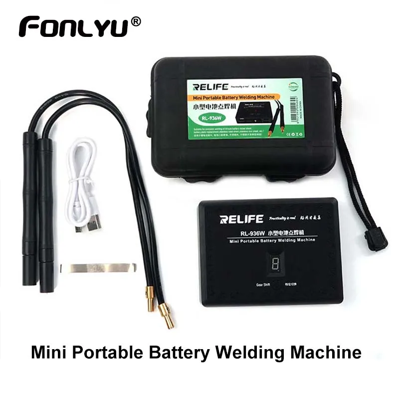 Portable Spot Welding Machine Micro Spot Welder For iPhone 11 12 pro max Battery Flex Replacement Repair Pen Tool RL-936W Relife