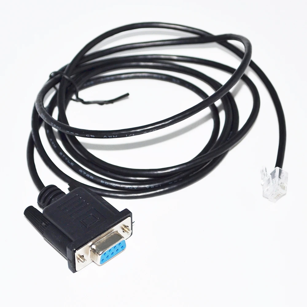 DB9 D-SUB9PIN RS232 TO RJ11 RJ12 6P4C ADAPTER CONSOLE CABLE FOR MEGA-FABS D1 SERVO DRIVER DEBUG CABLE COMPATIBLE LMACR21D KABLE