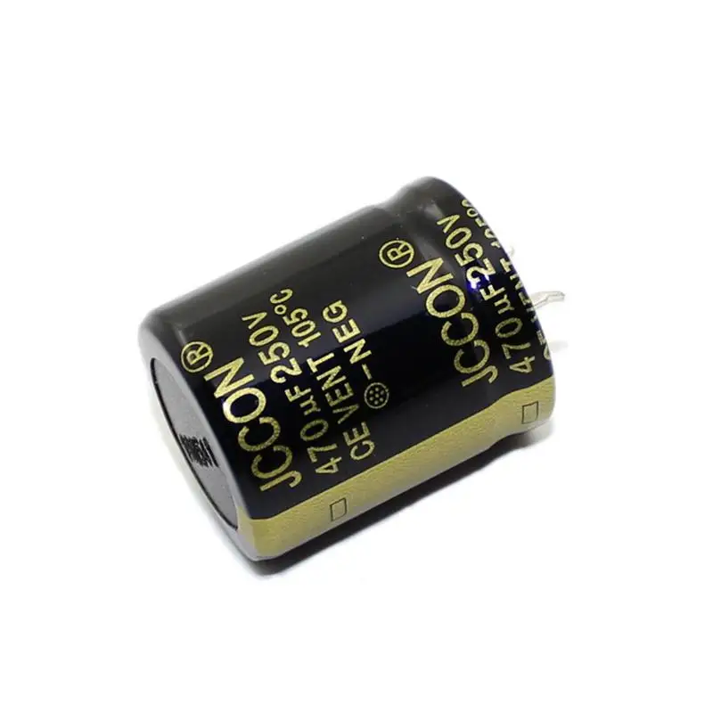 250v470uf JCCON سميكة القدم كهربائيا مكثف حجم 25x30 22*40 العاكس السلطة
