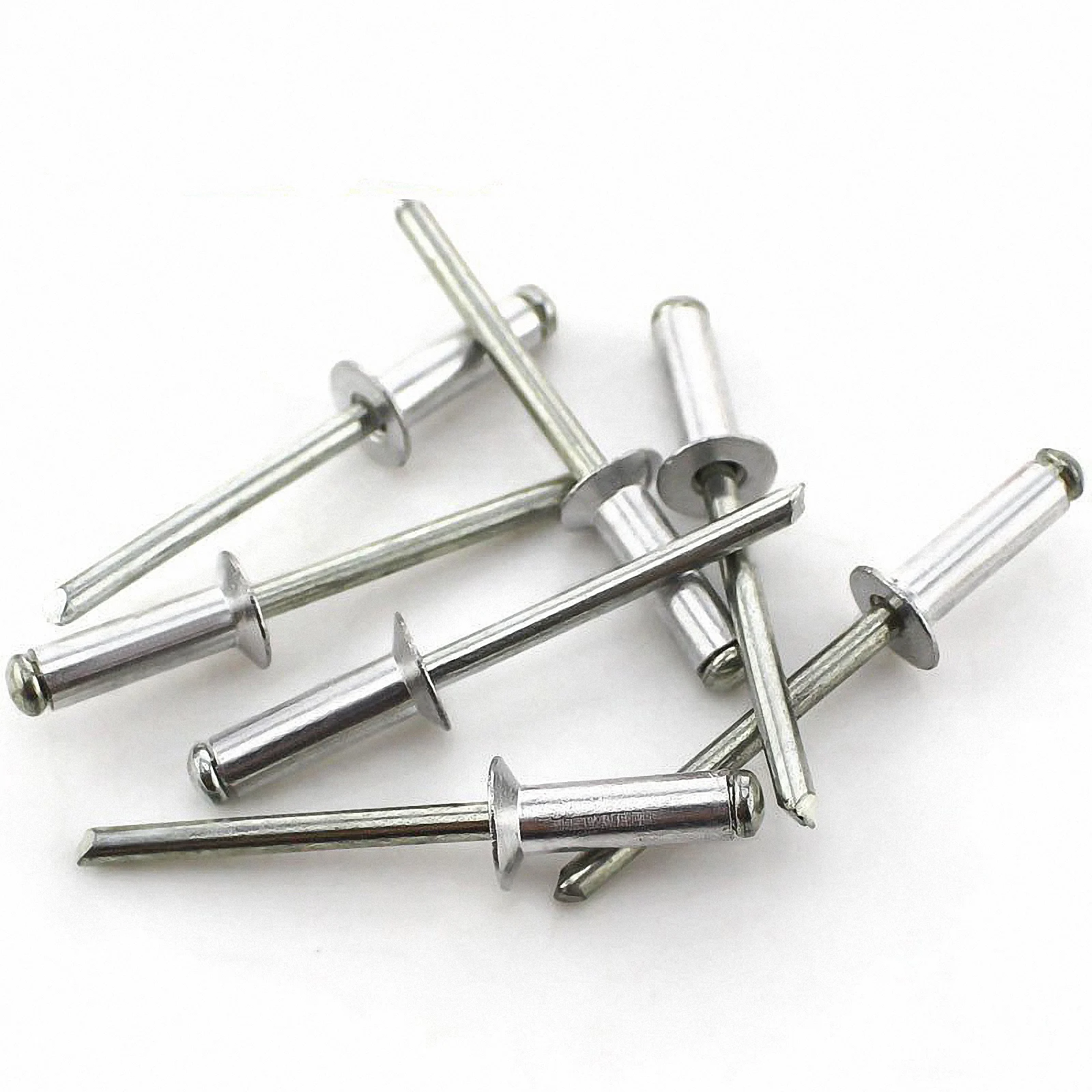 20/50/100 Viên M2.4 M3 M3.2 Nhôm Phẳng Countersunk Đầu Phá Mandrel Phối Đinh Tán Pop Đinh Tán Cho nội Thất Xe Máy Bay