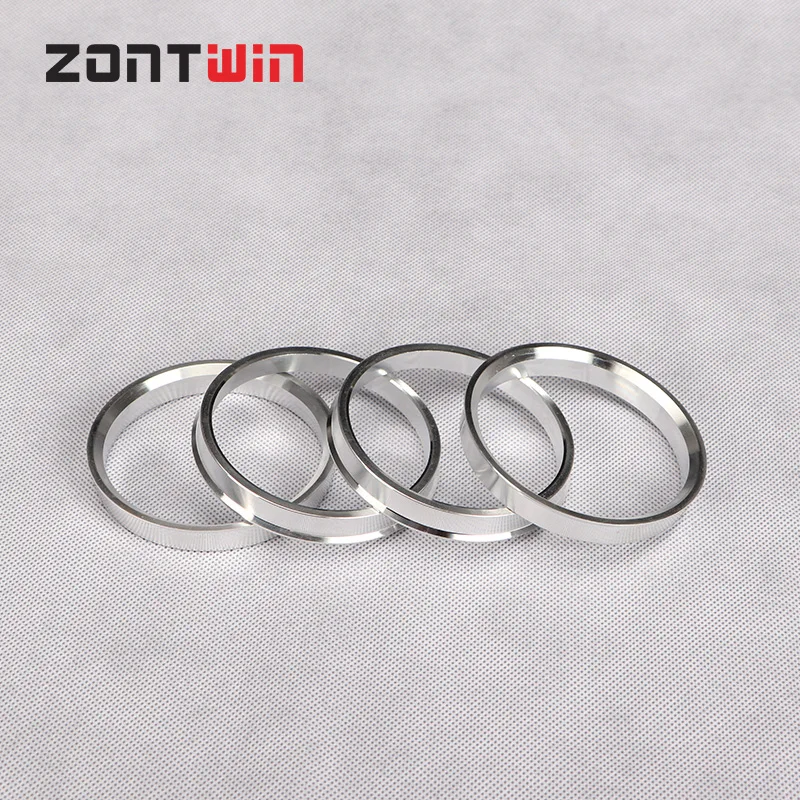 4pcs Car Aluminum Hub Rings Centric Product Customization 63.4-58.1 72.6-70.1 70.3-57.1  65,1-58,1 73.1-70.1 72.5-60.1 74.1-64mm