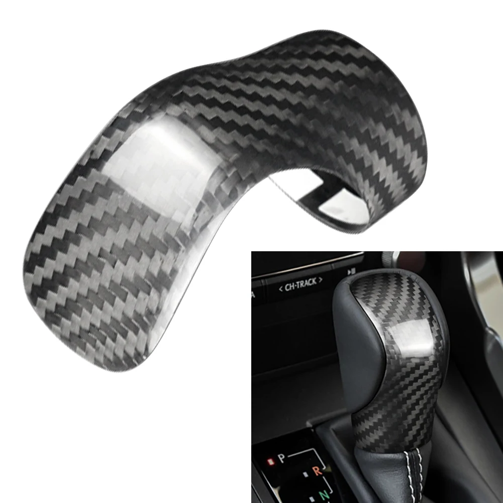 Carbon Fiber Car Gear Shift Knob Cover Trim Decoration For LEXUS IS ES GS NX RX GS RC