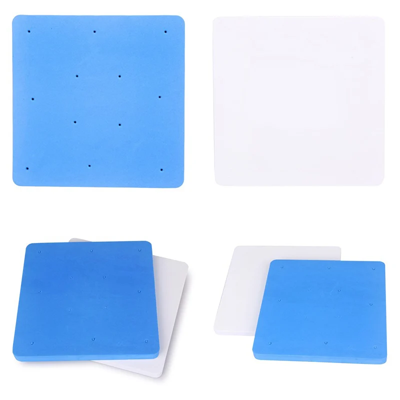 2pcs/Lot 12 Hole Cake Pastry Dessert Embossing DIY Decoration Pad Fondant Cake Shaping Mat Practical Sugar Flowers Drying Tools