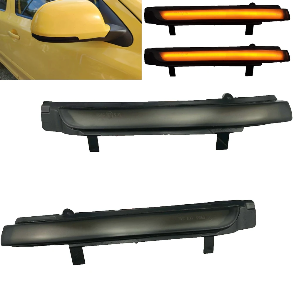 

Новый динамический сигнал рулевого управления для Skoda Octavia 2009-2013 для SUPERB 2008-2014 Светодиодный индикатор для зеркала заднего вида лампа-вспышка