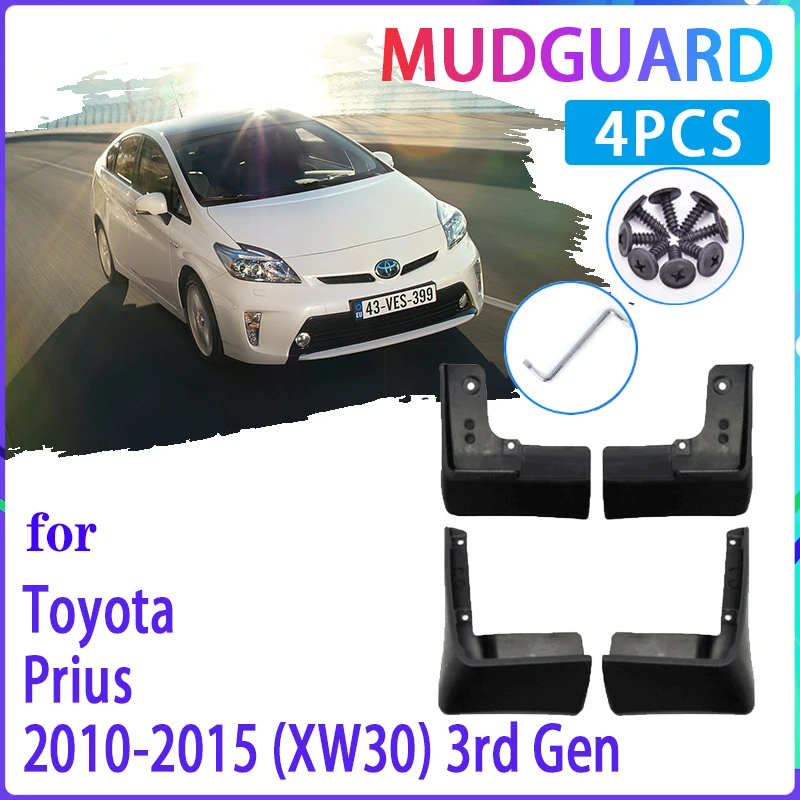 

Автомобильные Брызговики для Toyota Prius XW30 2010 ~ 2015 2011 2012 2013 2014 брызговики крыло Автоаксессуары