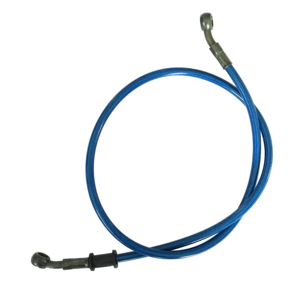 Cable de manguera de freno de acero, línea trenzada para motocicleta de cross, 10mm, 28 grados, tubo Banjo hidráulico de 270mm-1500mm para carreras universales