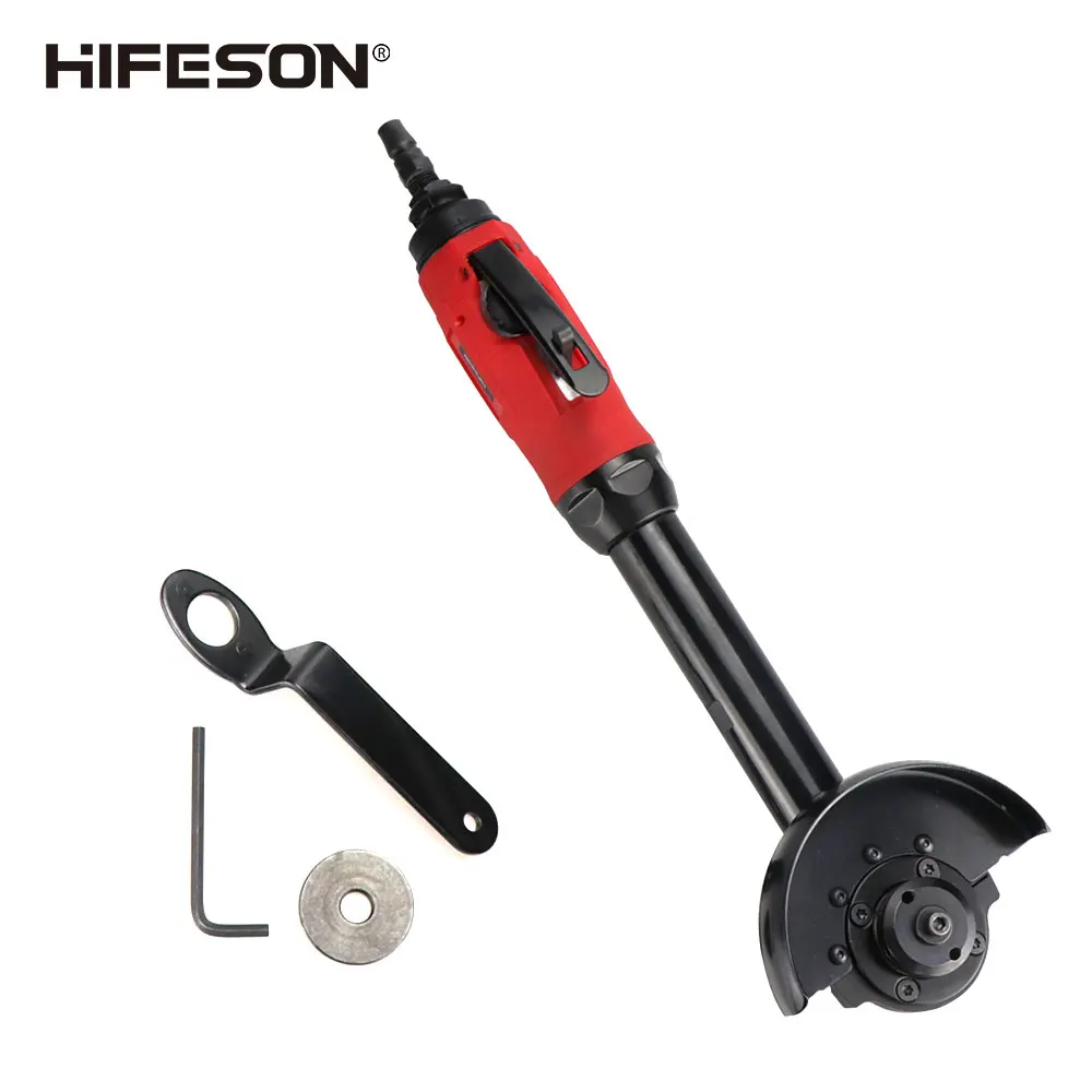 HIFESON CT254 Positive and Negative Speed Adjustable Extension Rod Pneumatic Angle Grinder 4\