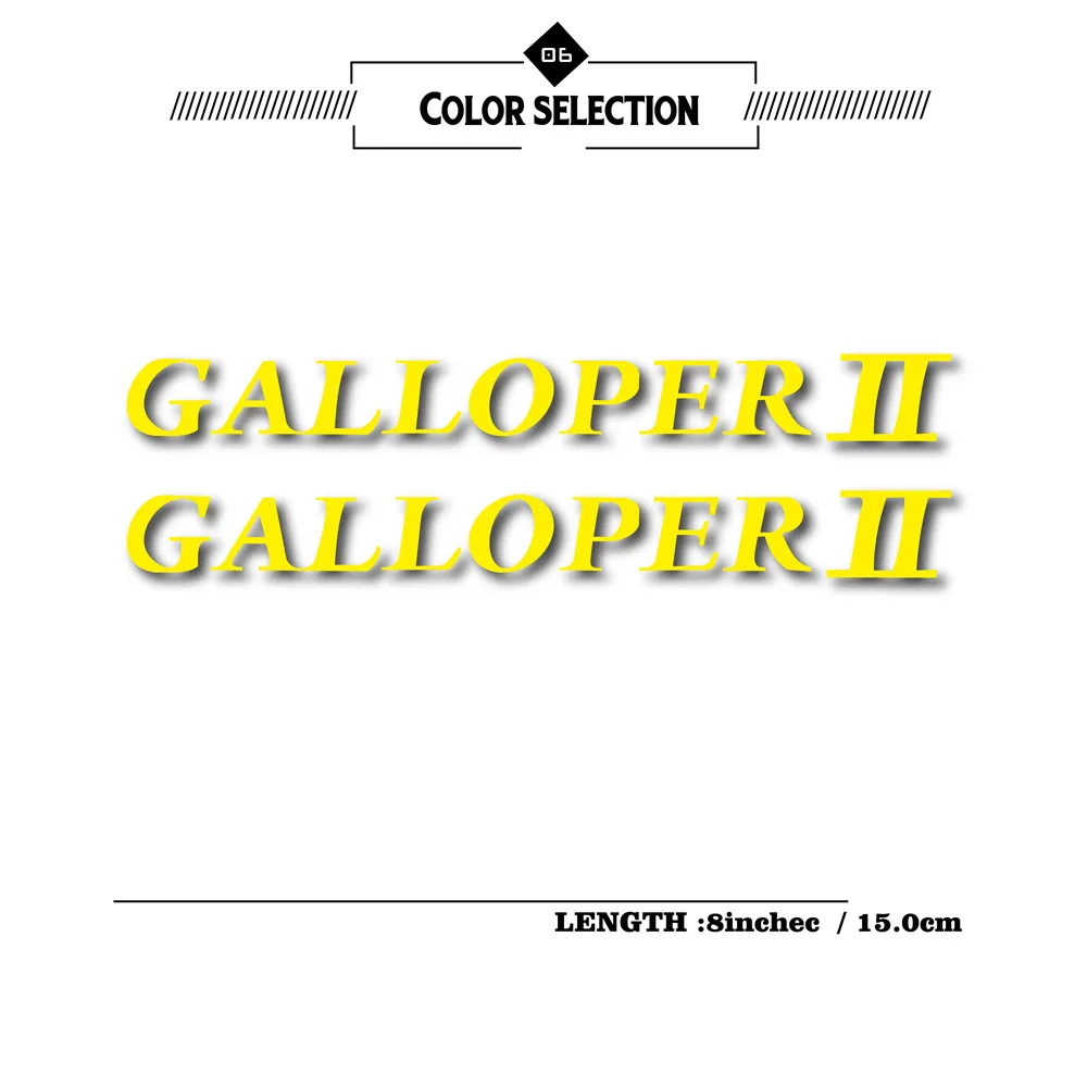 ใหม่รถจักรยานยนต์สะท้อนแสงกันน้ำโลโก้สติกเกอร์ตกแต่งขอบหมวกกันน็อกรูปลอกรถสำหรับ Hyundai Galloper GALLOPER