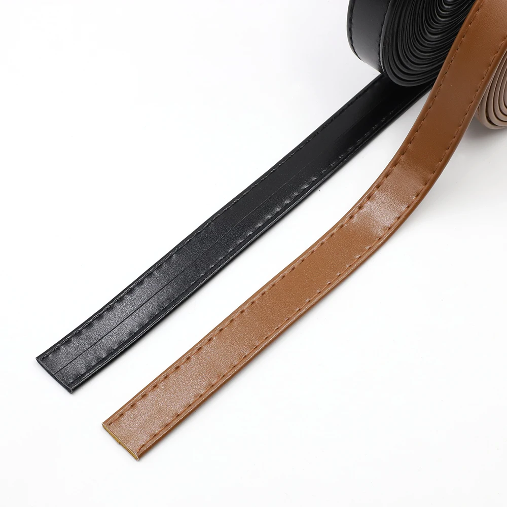 3 Meters Crafts Leather Belt Blank Shoulder Strap Making Leather Belt Strip For DIY Backpack Should Bag Handle 2cm Wide Durable