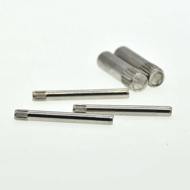 10/20 Stück M2 M2,5 M3 M4 M5 M6 M8 GB119 gerändelter zylindrischer Stift Parallelstifte 304 Edelstahl – Detail 3