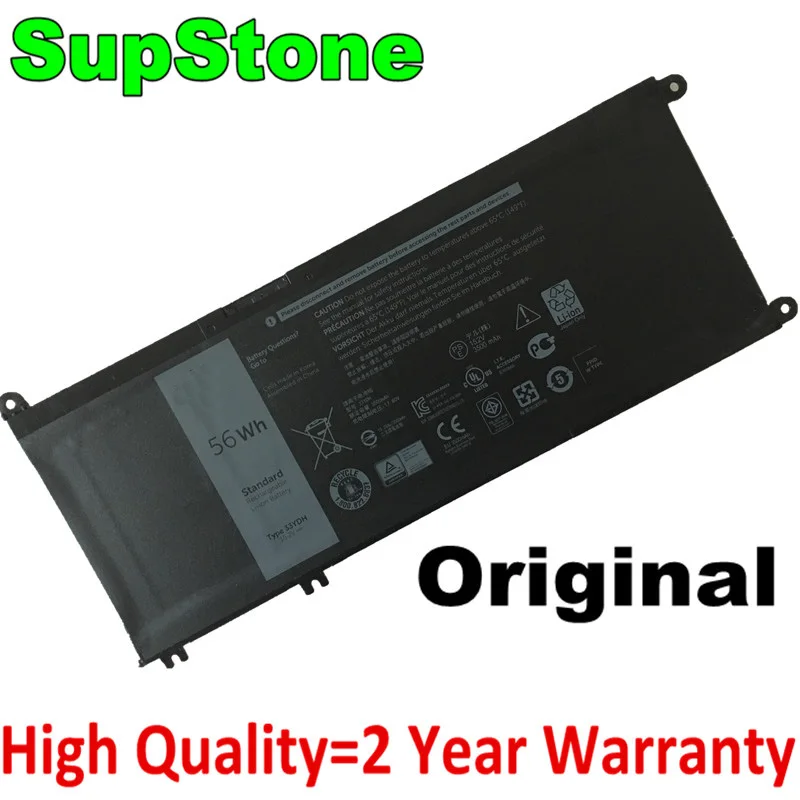 

Аккумулятор SupStone 33YDH для Dell Inspiron 17-7779 7773 15-7577 7588 PVHT1 P30E P36E P79G P89G P72F, для Latitude 3588 3488 W7NKD