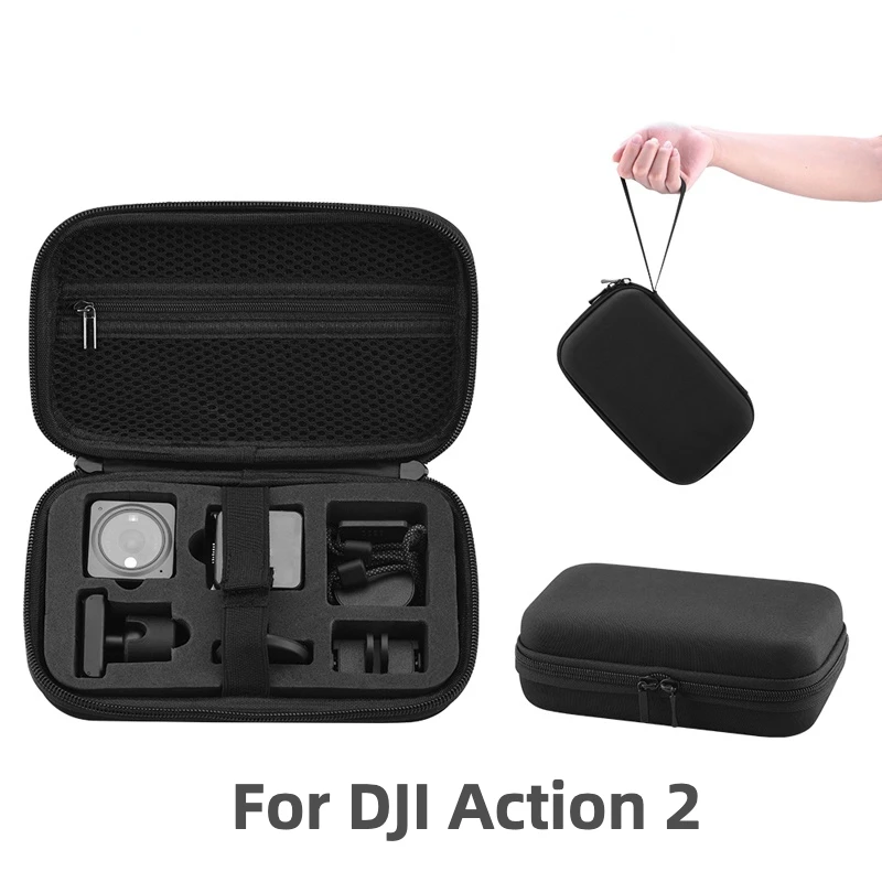 DJI Action 2 Camera Storage Bag Portable Handbag Durable Carrying Case for DJI Osmo Action 2 Sports Camera Accessories