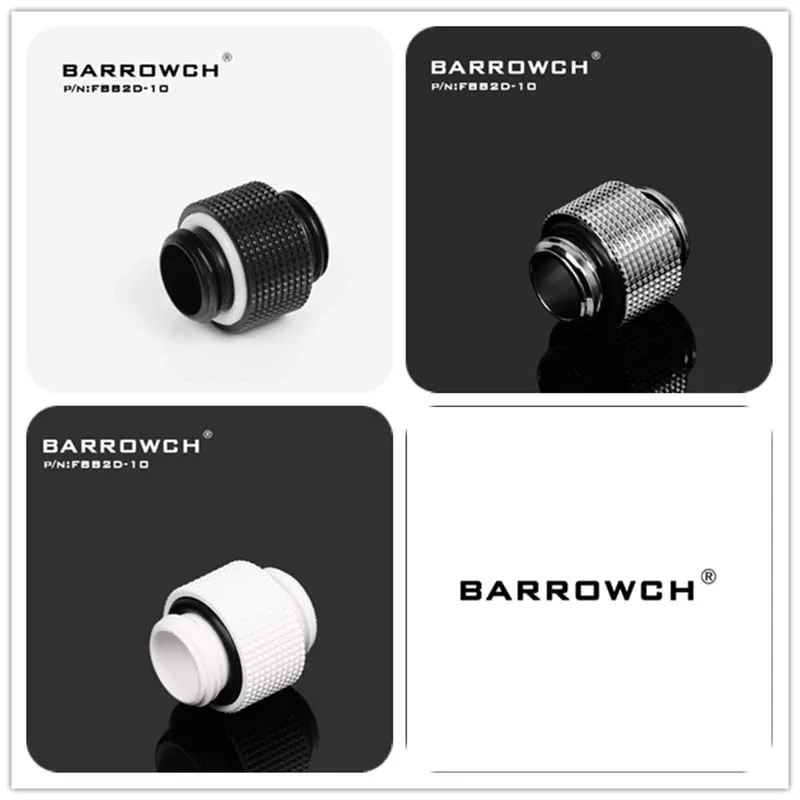 Barrowch PC water cooling fittings male to Male G1/4